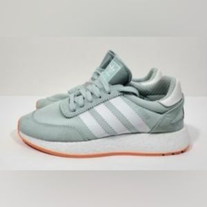 Adidas Originals I-5923 Womens Running Shoes Green White size 6